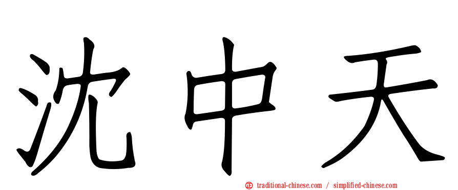 沈中天