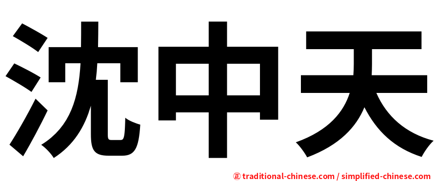沈中天