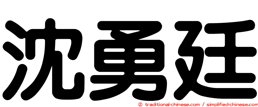 沈勇廷