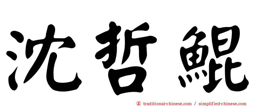 沈哲鯤