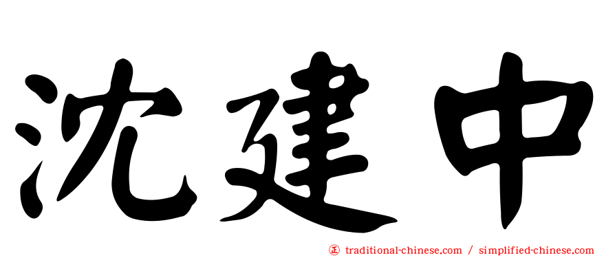 沈建中