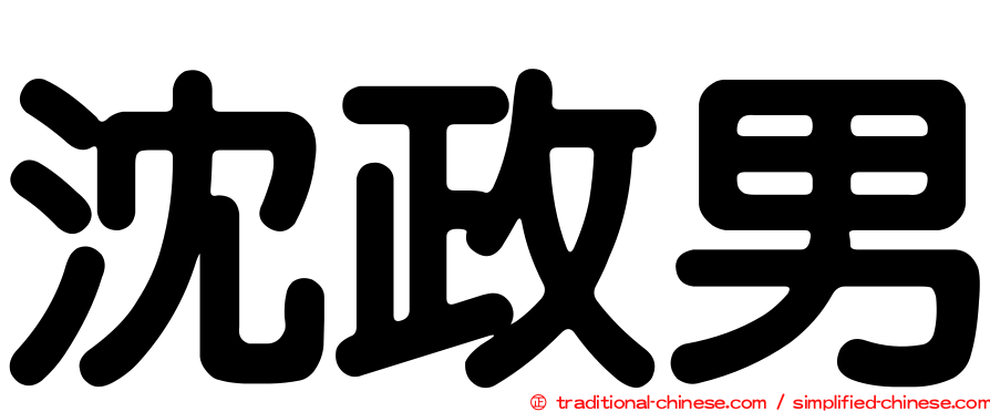 沈政男