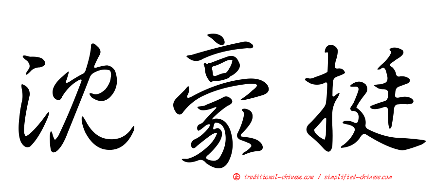 沈豪挺