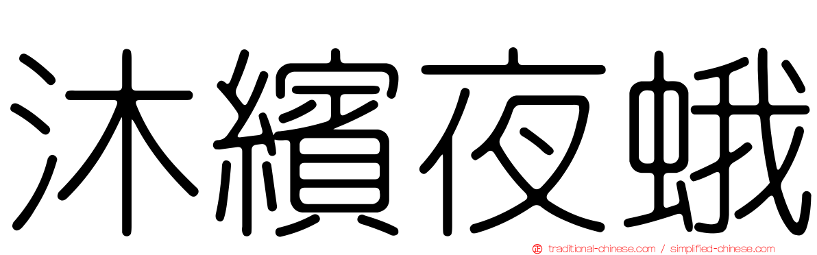 沐繽夜蛾