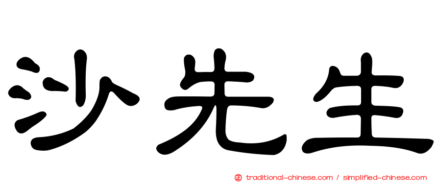 沙先生