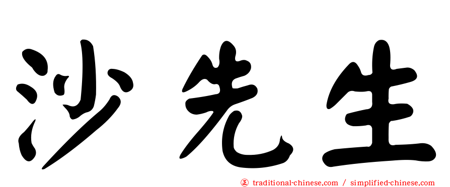 沙先生