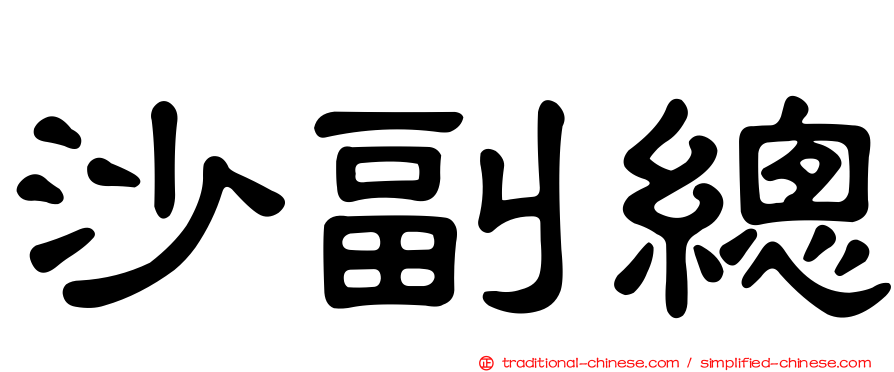 沙副總