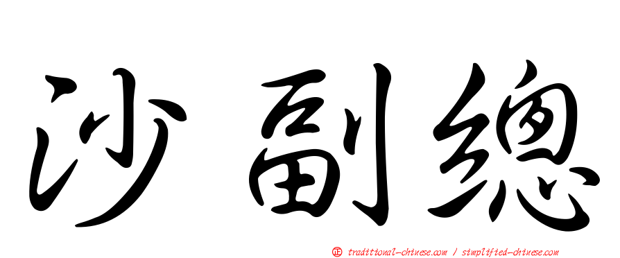 沙副總