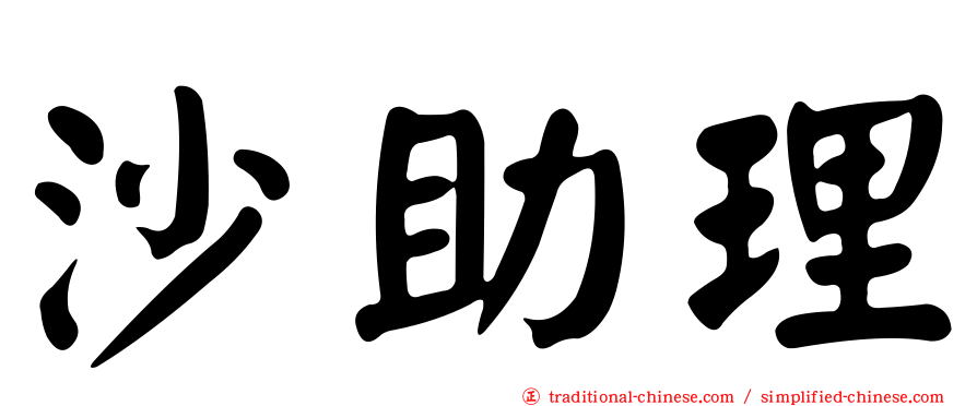 沙助理