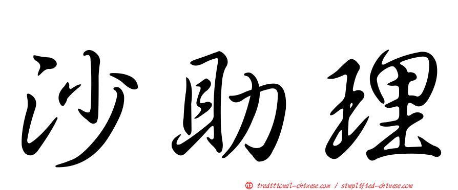 沙助理