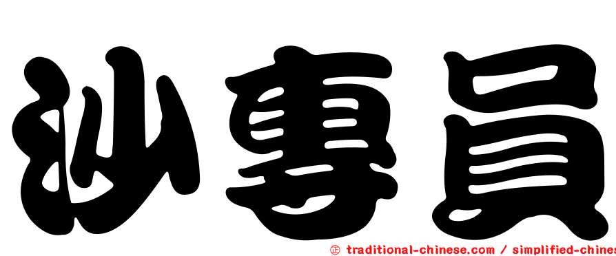 沙專員