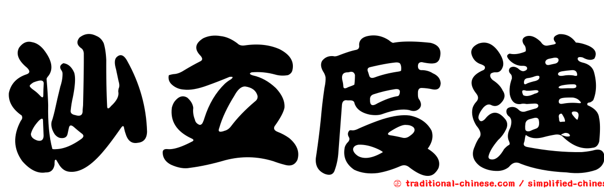 沙立度邁