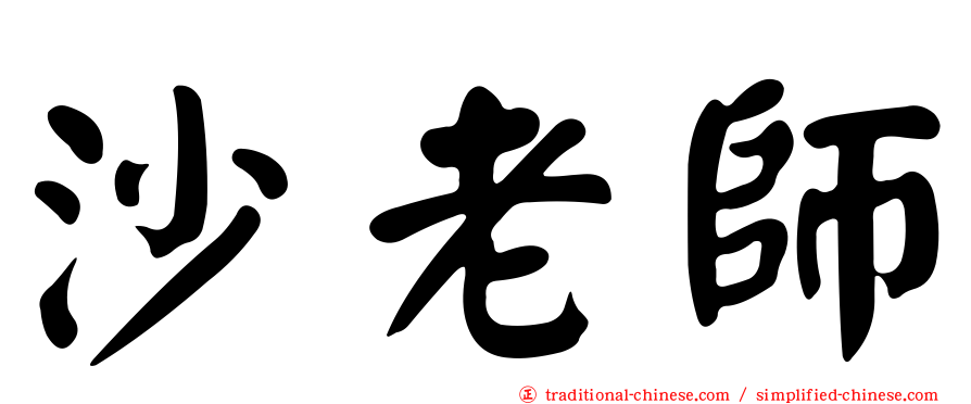 沙老師