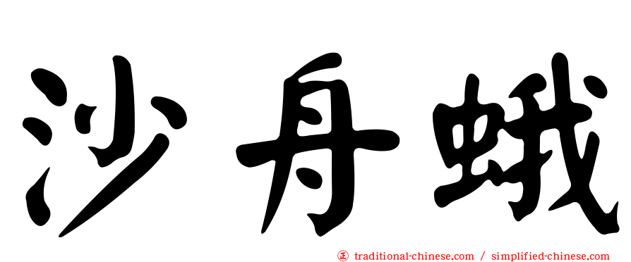 沙舟蛾
