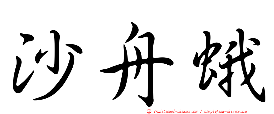 沙舟蛾