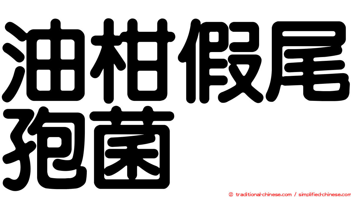 油柑假尾孢菌