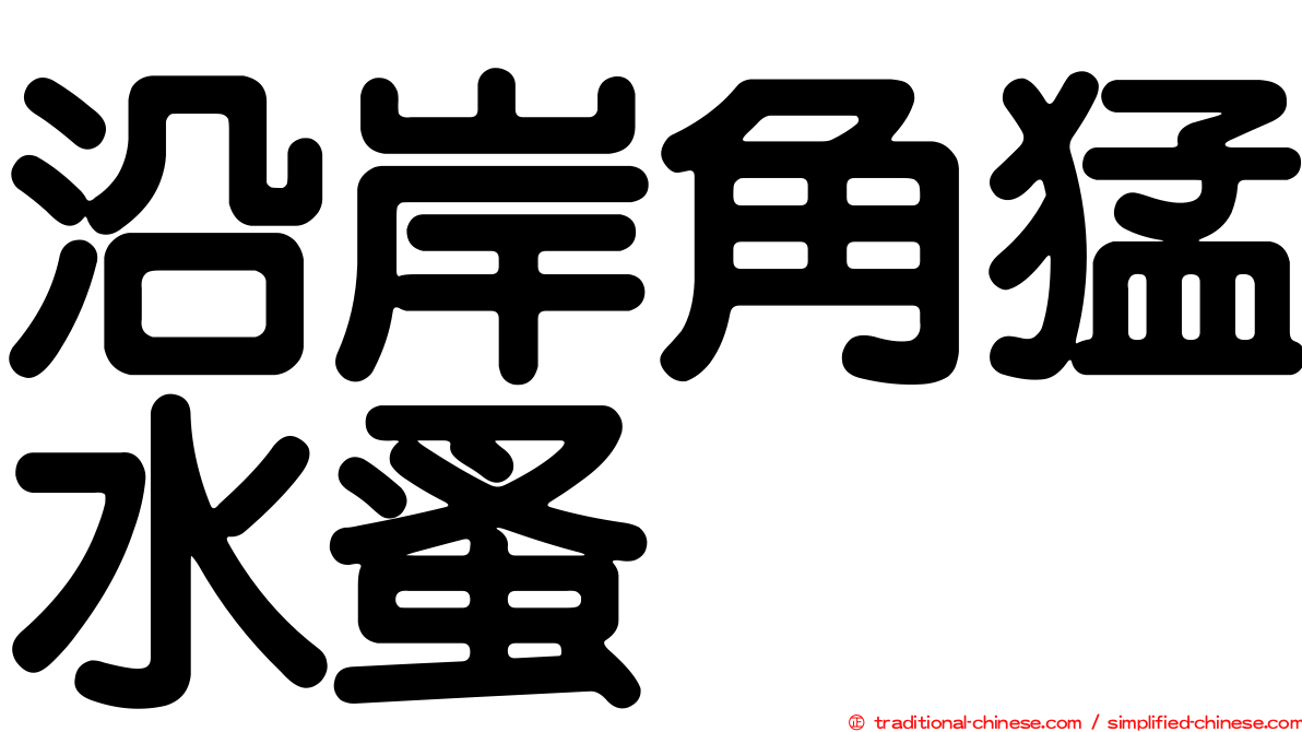 沿岸角猛水蚤