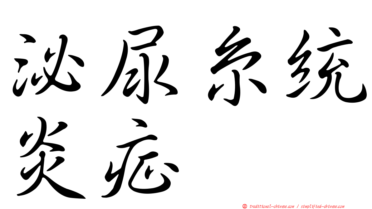 泌尿糸統炎症