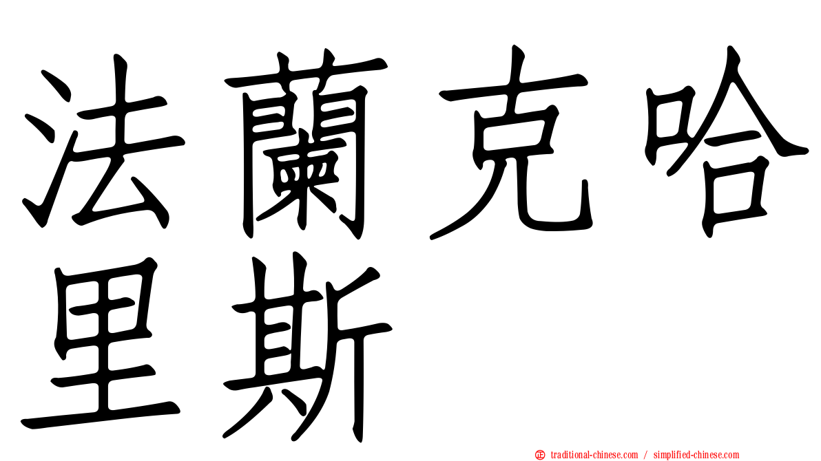 法蘭克哈里斯