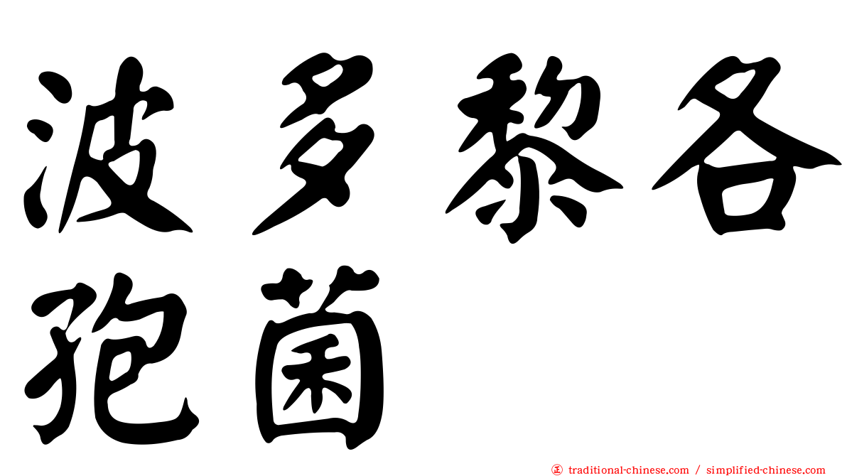 波多黎各孢菌