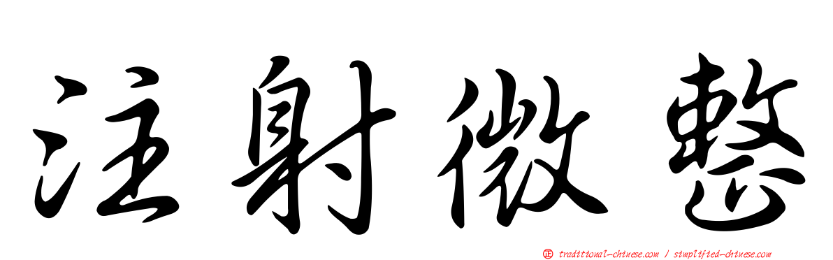 注射微整