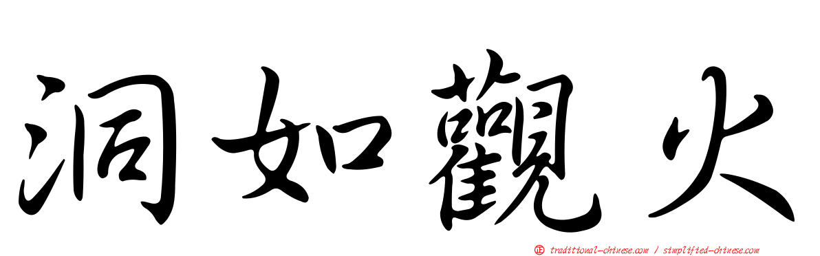洞如觀火