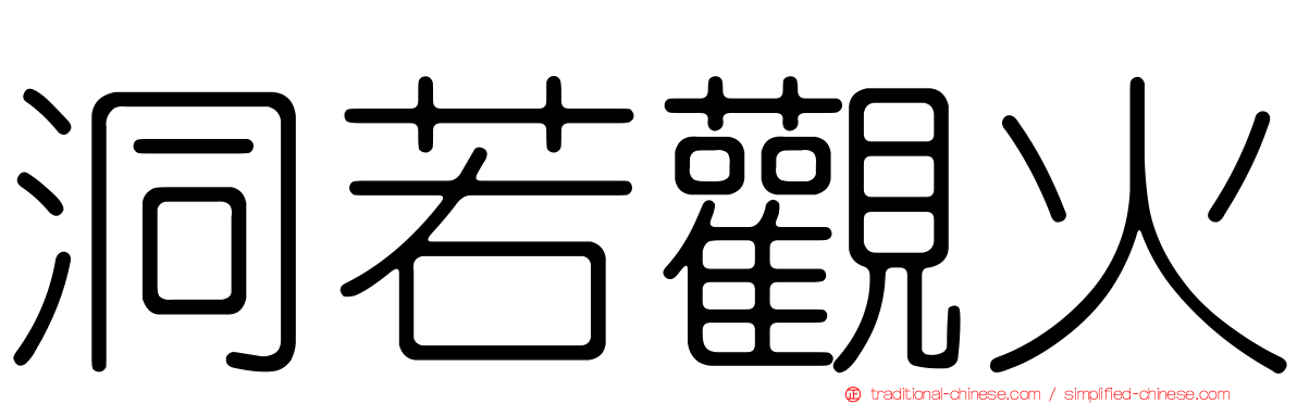 洞若觀火
