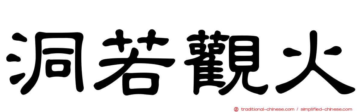 洞若觀火