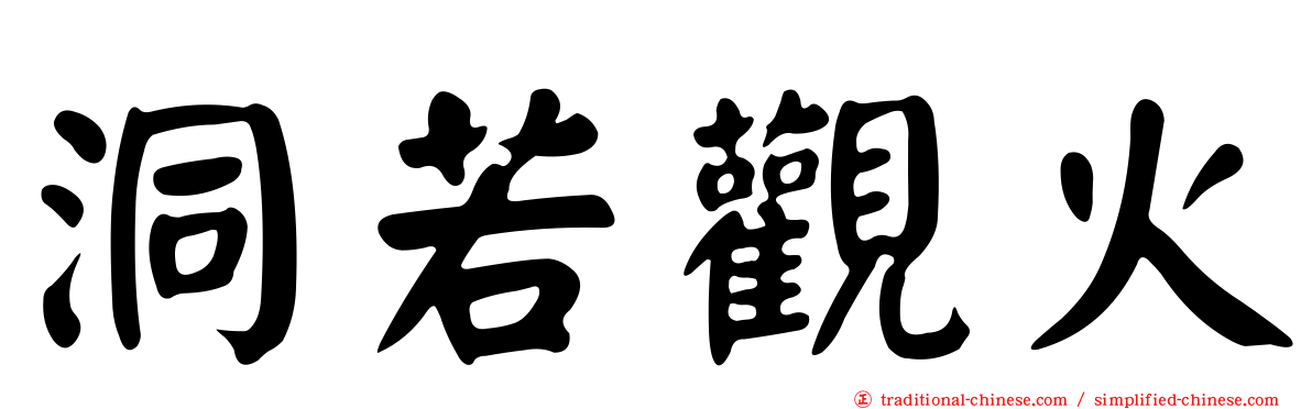 洞若觀火