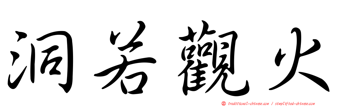 洞若觀火