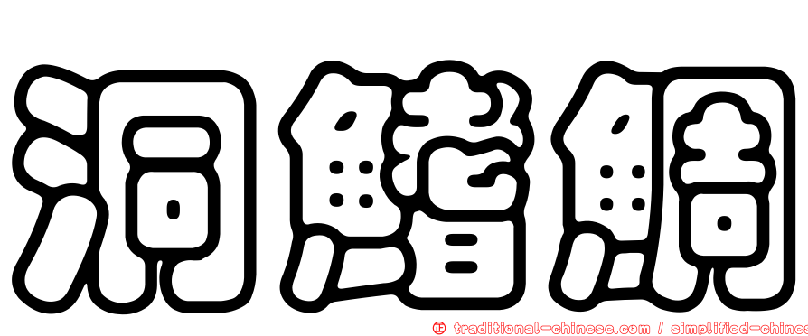 洞鰭鯛