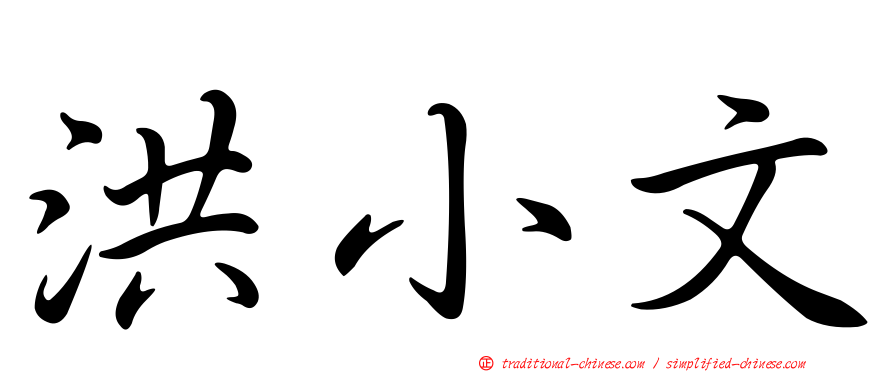 洪小文