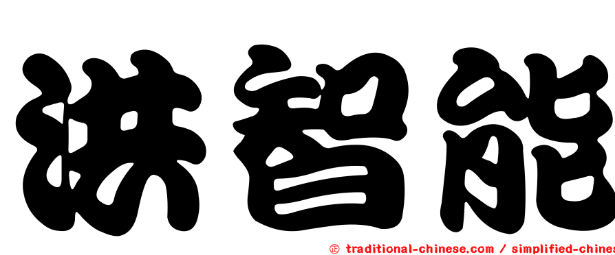 洪智能