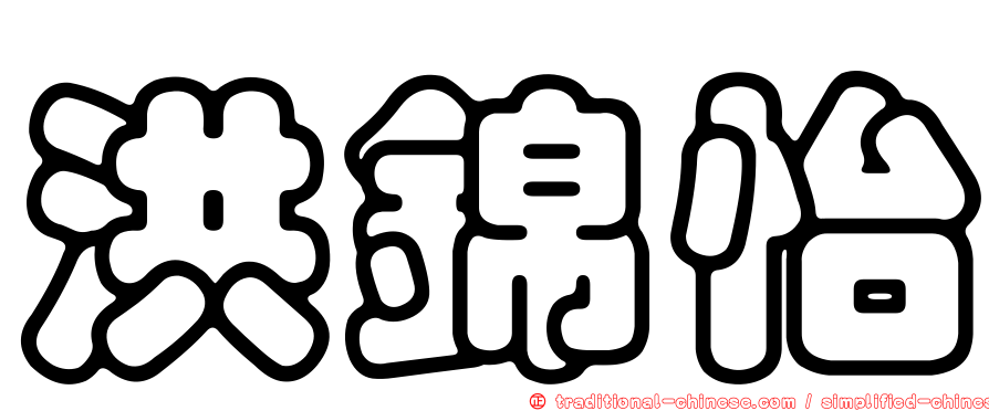 洪錦怡