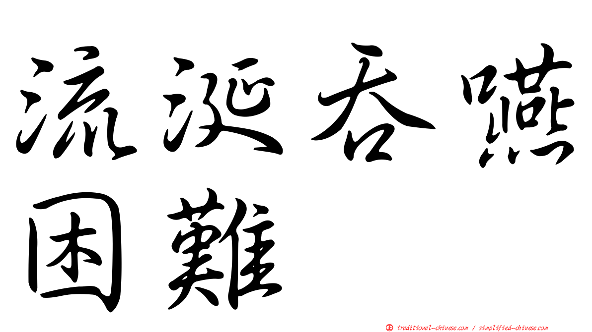 流涎吞嚥困難