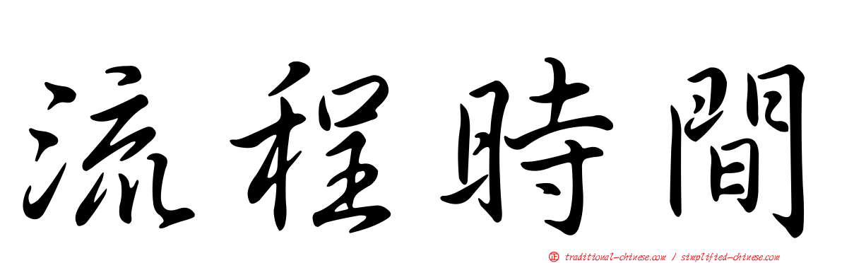 流程時間