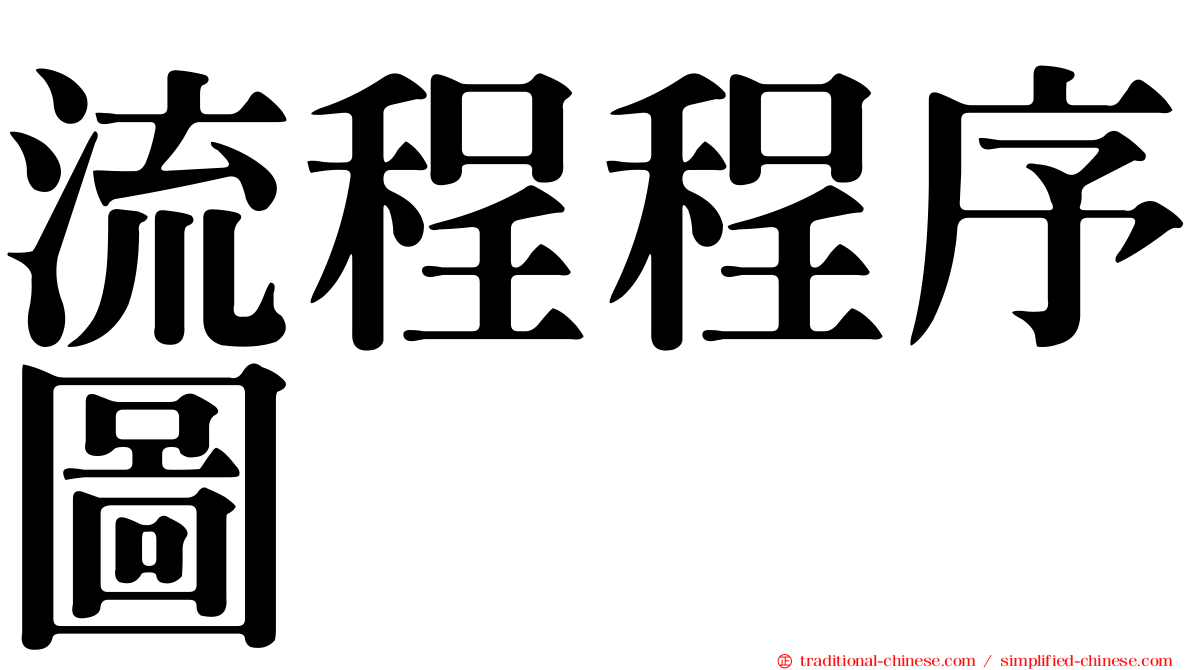 流程程序圖