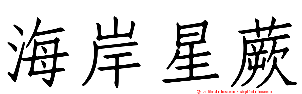 海岸星蕨