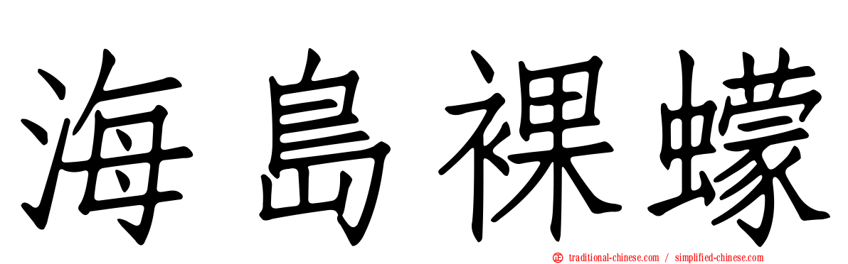 海島裸蠓