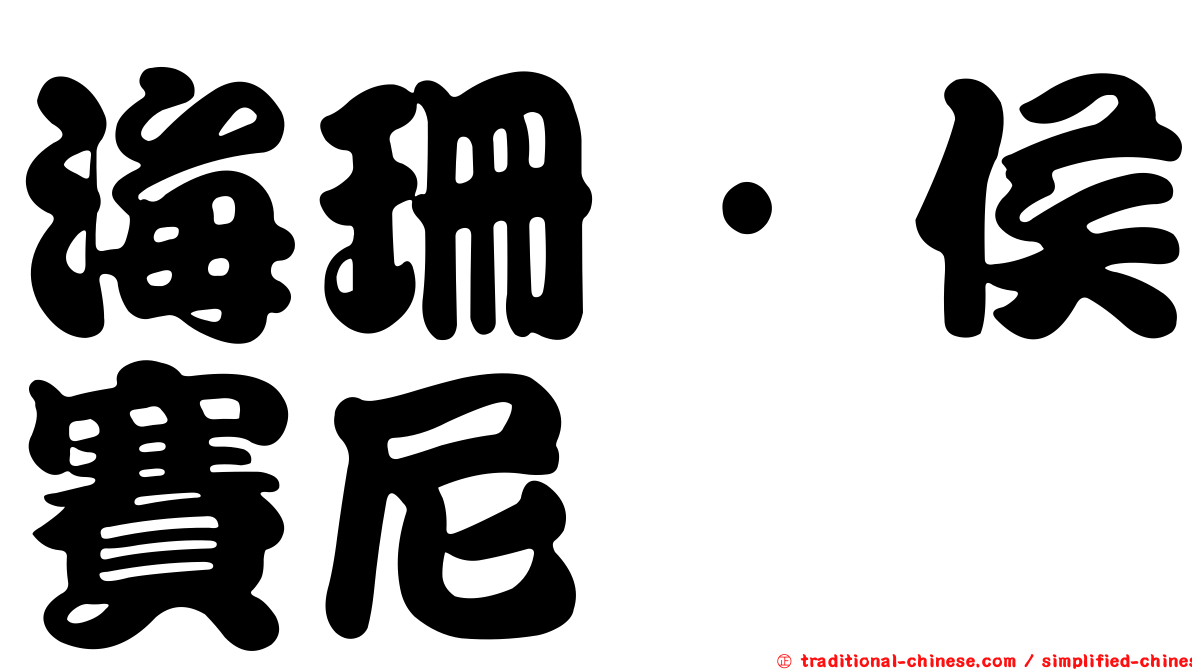 海珊·侯賽尼