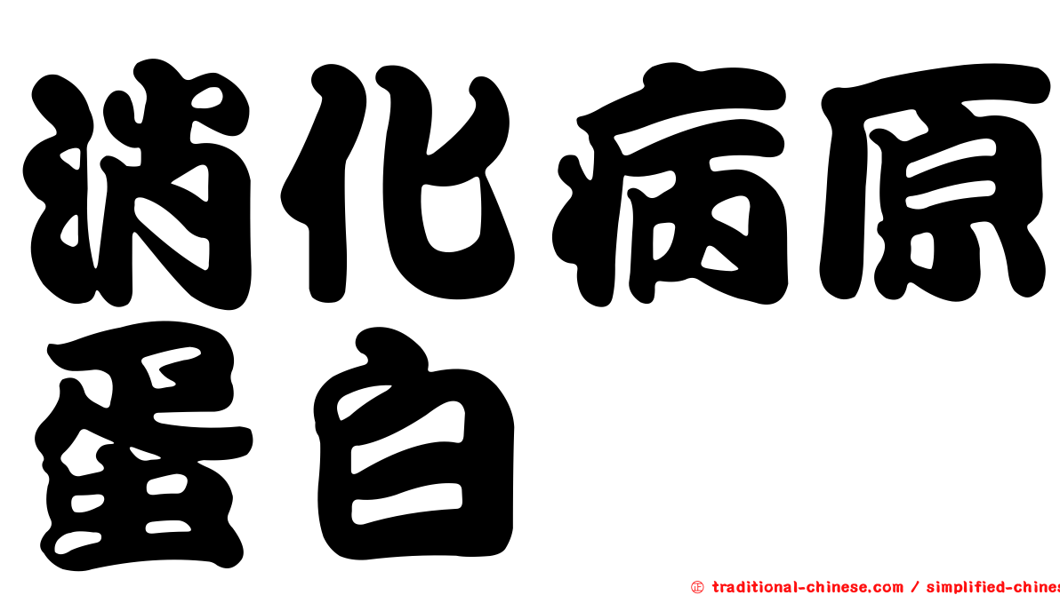 消化病原蛋白