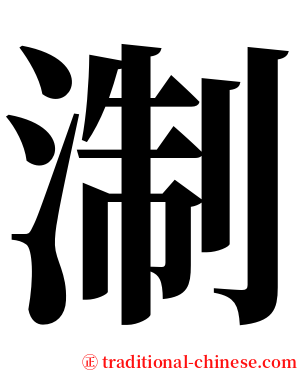 淛 serif font