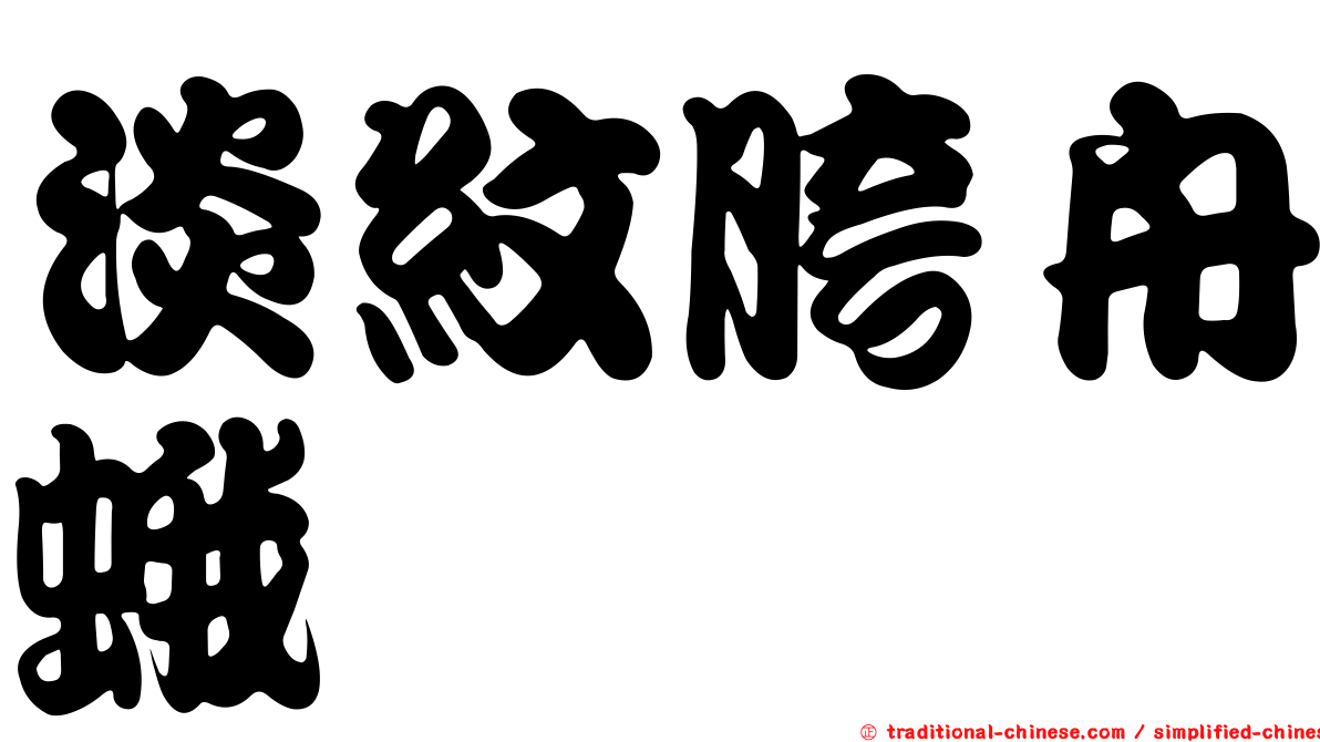 淡紋胯舟蛾