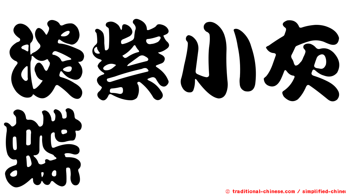 淡紫小灰蝶