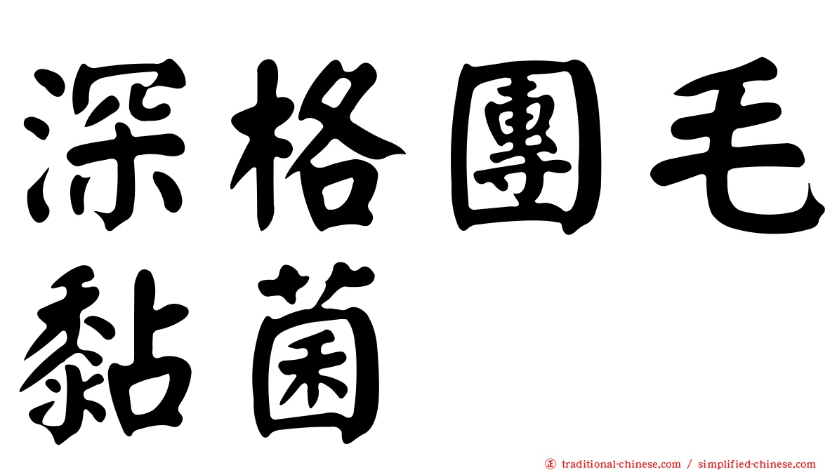 深格團毛黏菌