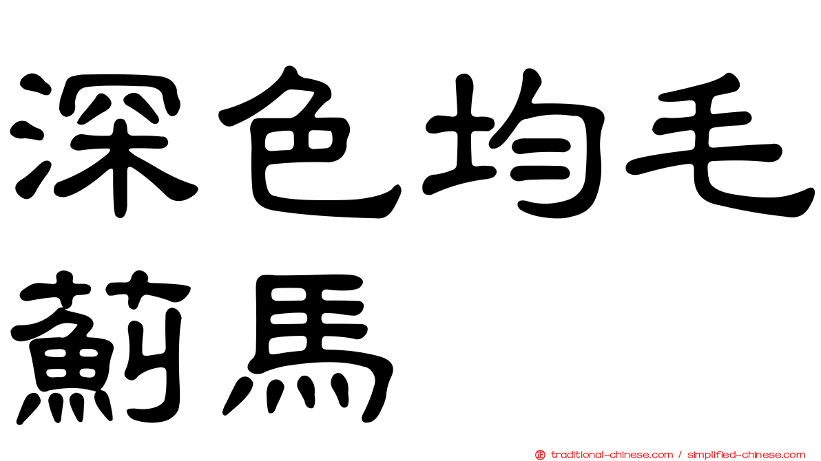 深色均毛薊馬