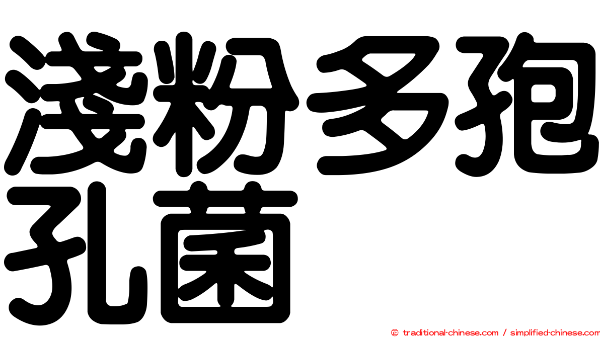 淺粉多孢孔菌