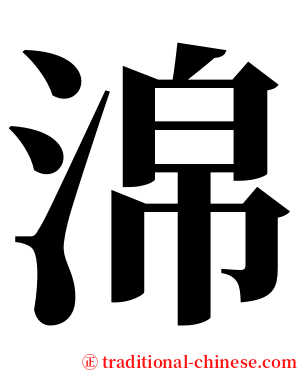 淿 serif font