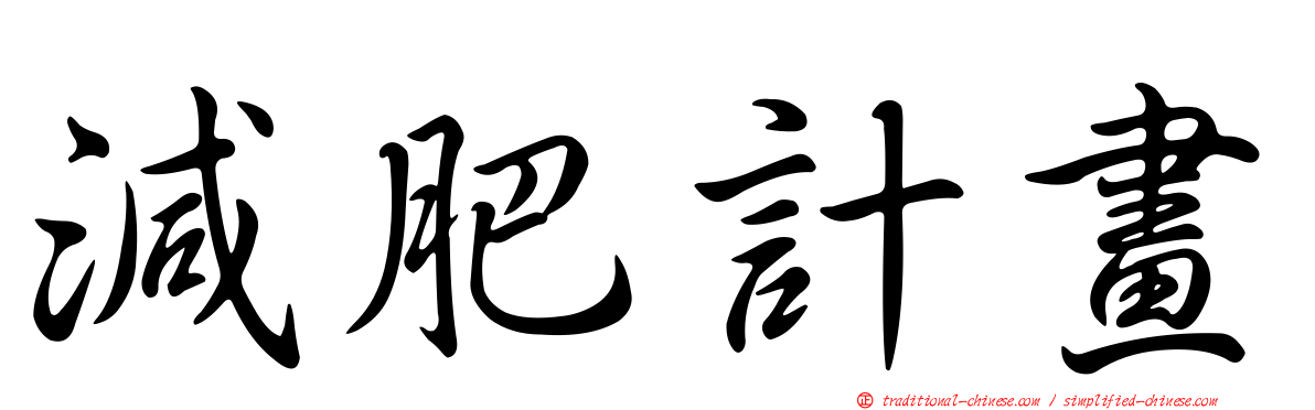 減肥計畫
