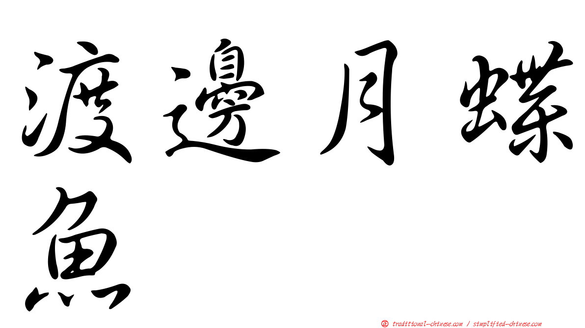 渡邊月蝶魚